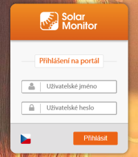  Přihlašovací formulář